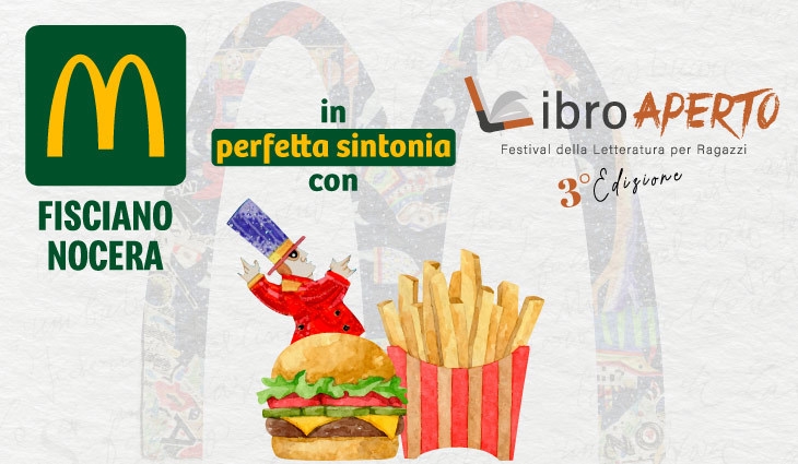McDonald’s di Fisciano e Nocera, di nuovo al fianco di Libro Aperto Festival